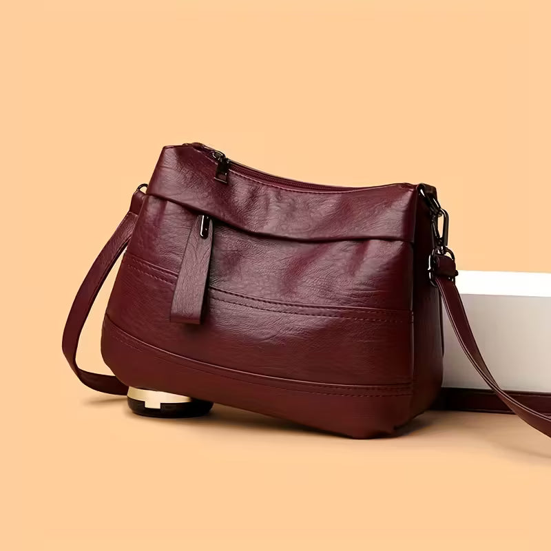 💝Women's leather shoulder bag