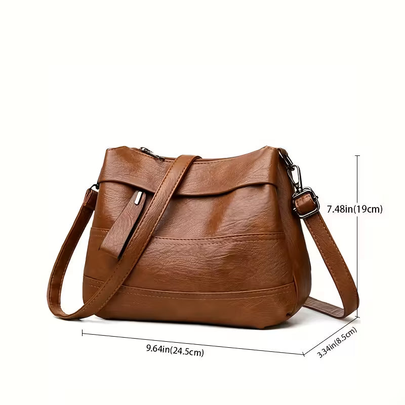 💝Women's leather shoulder bag