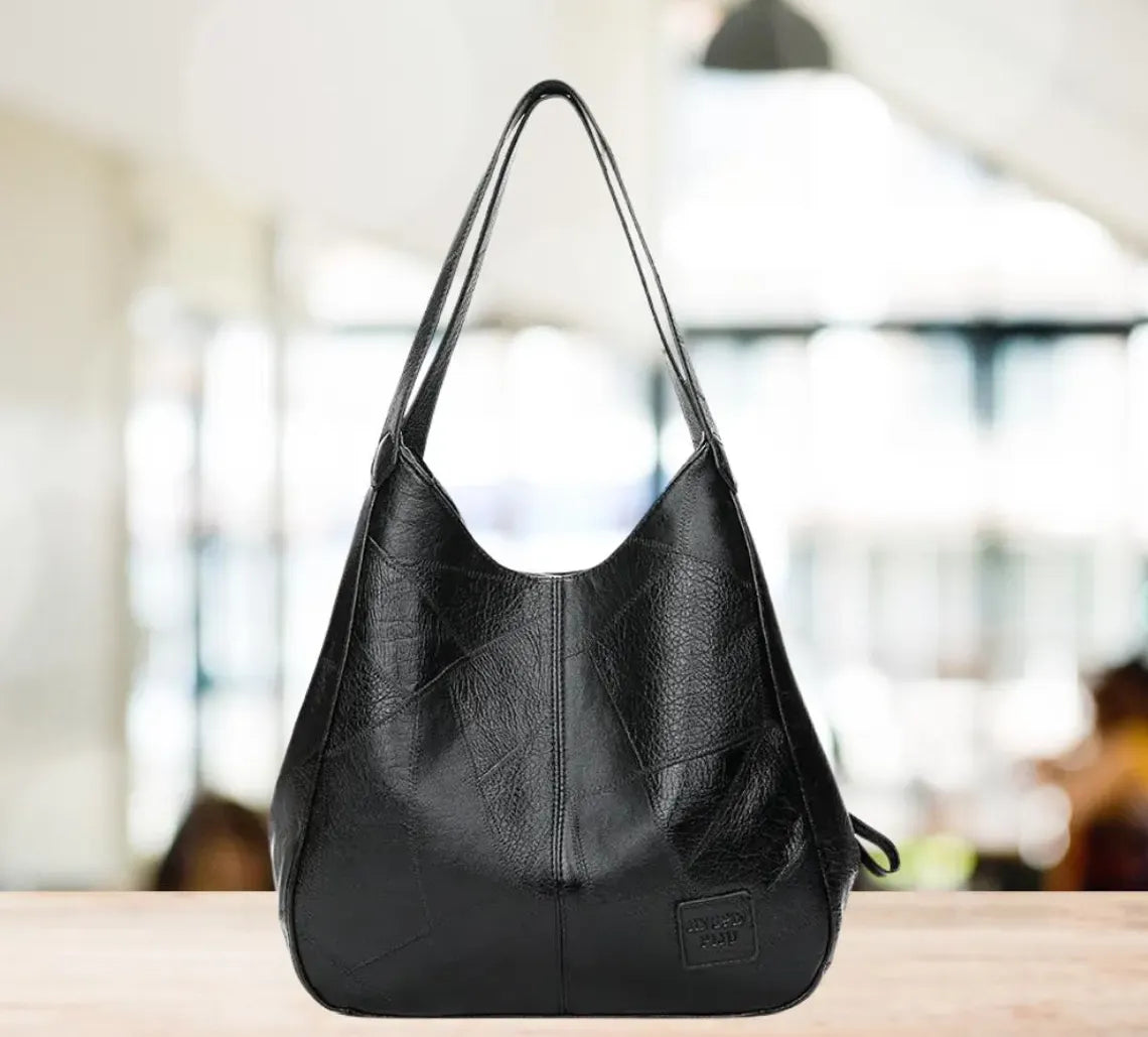 Leather Shoulder Bag Large Tote