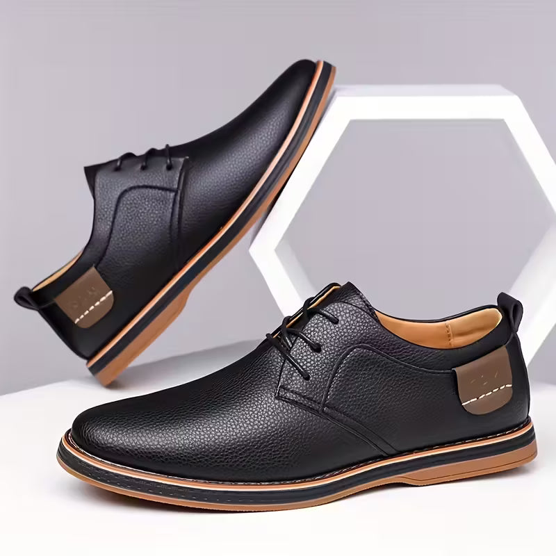 Men's slip-on leather moccasins