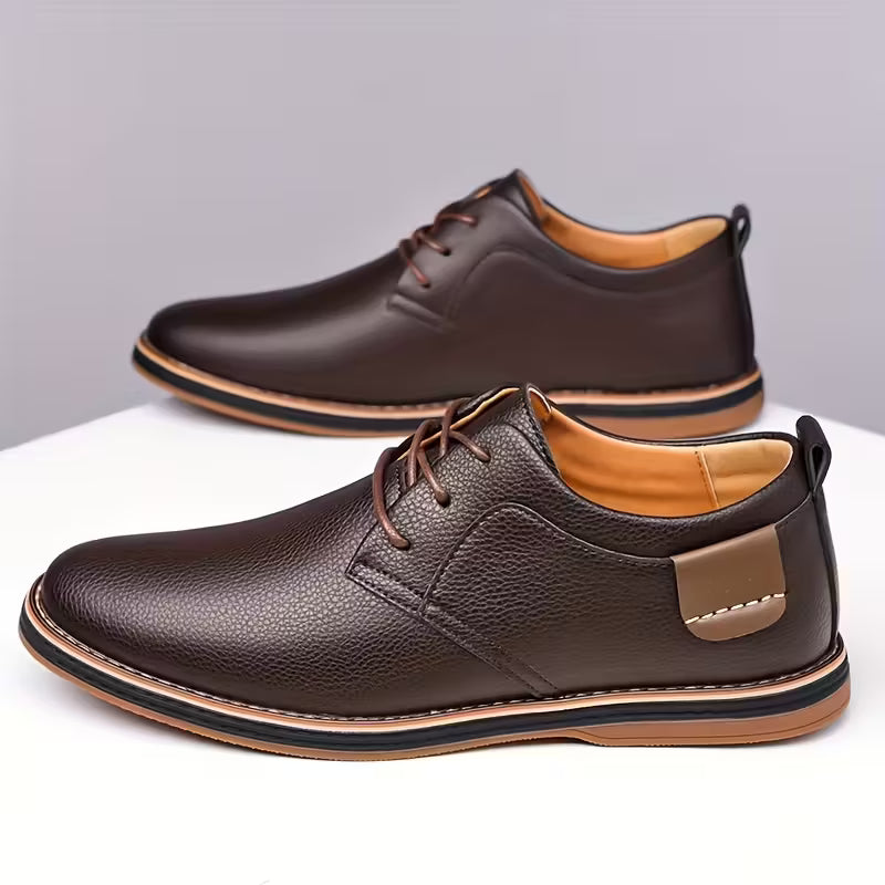 Men's slip-on leather moccasins