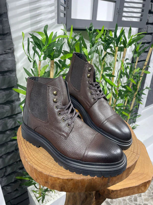 Handcrafted Leather Ankle Boot