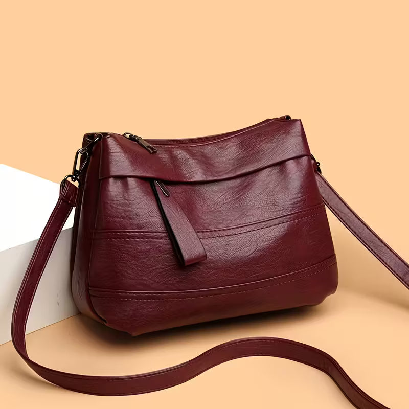 💝Women's leather shoulder bag