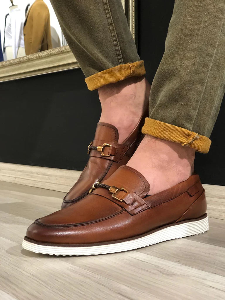 Buckle Leather Shoe