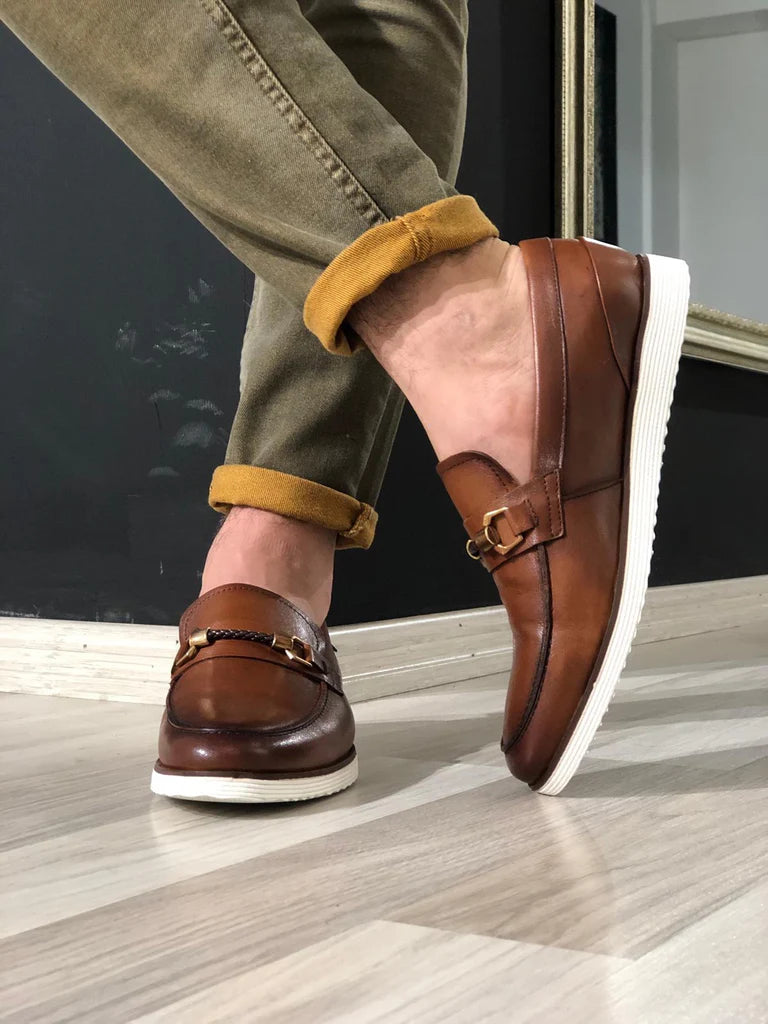 Buckle Leather Shoe