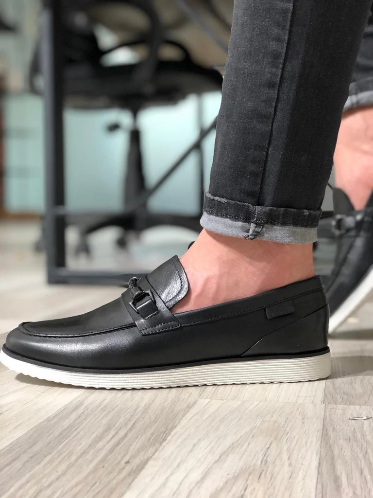 Buckle Leather Shoe