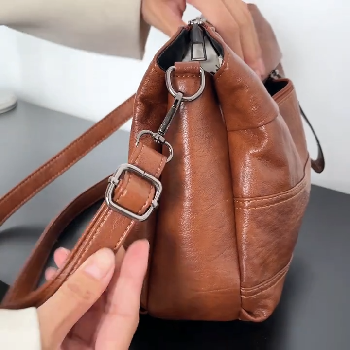 💝Women's leather shoulder bag